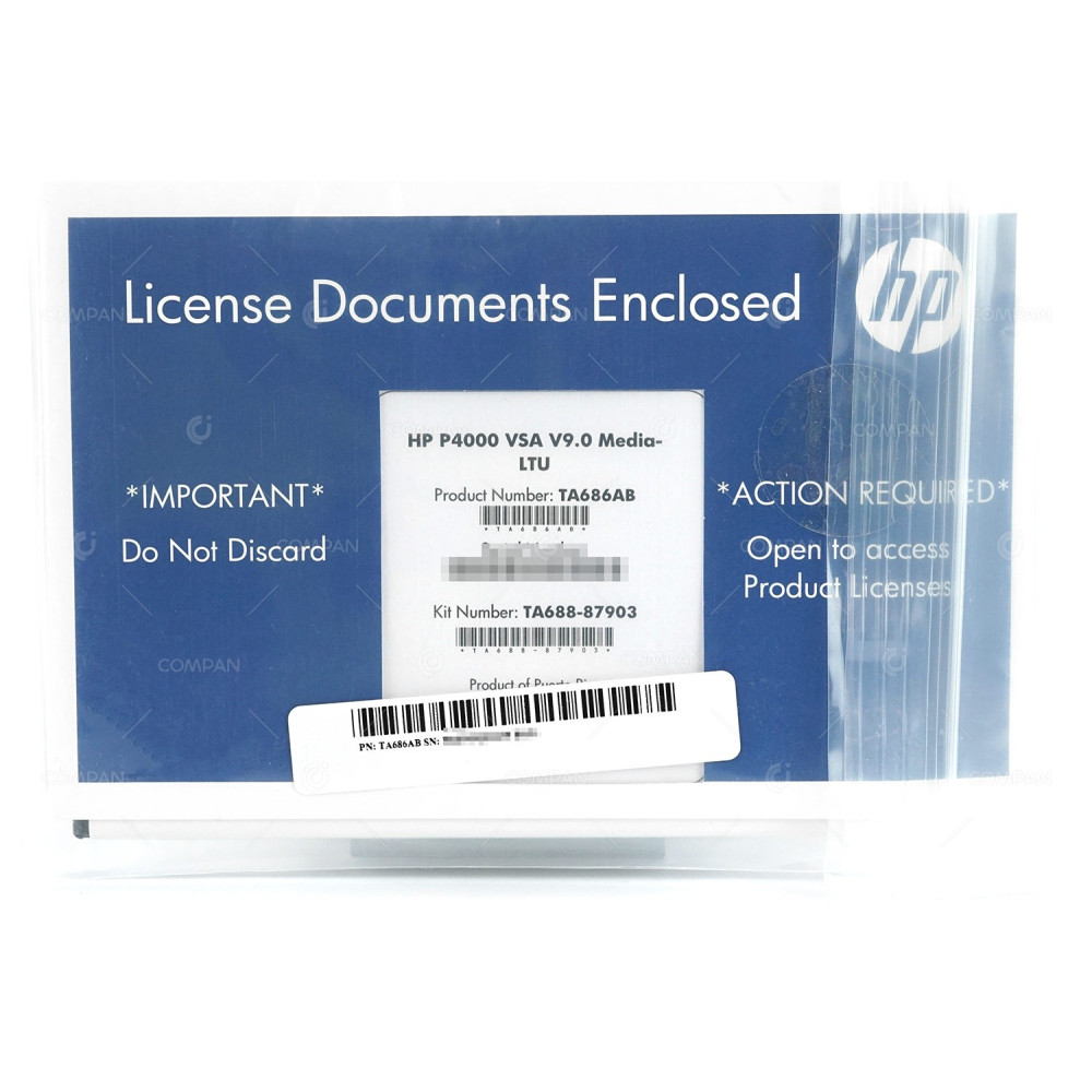 TA686AB HP P4000 VSA V9.0 MEDIA-LTU